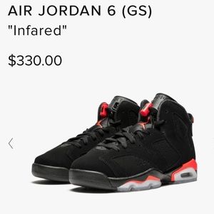 Nike Air Jordan 6 GS